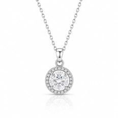 Gargantilha Blend Collection Ponto Luz com Zircônias Cristal Cravejadas