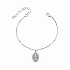 Pulseira Elos Iguais com Medalha N.S. das Graças