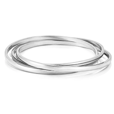 Bracelete Triplo Espelhado - Steel Woman