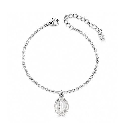 Pulseira com Medalha de Nossa Senhora das Graças Espelhada