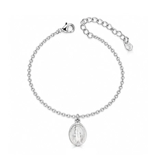 Pulseira com Medalha de Nossa Senhora das Graças Espelhada