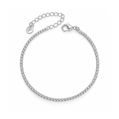 Pulseira Riviera com Zircônias Cristal - Teen Kids