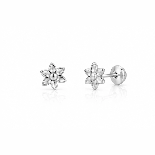Brinco Top Flor Espelhada - Teen Kids