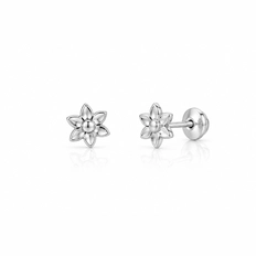 Brinco Top Flor Espelhada - Teen Kids