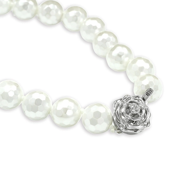 Colar de Pérola Glass Facetada