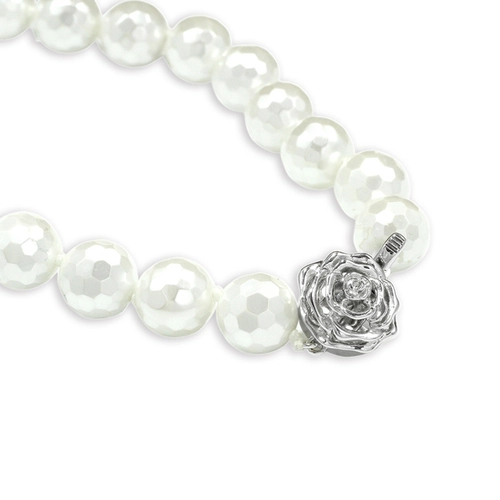 Colar de Pérola Glass Facetada