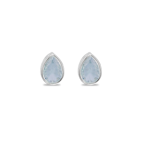 Brinco Top com Gota de Zircônia Cristal G
