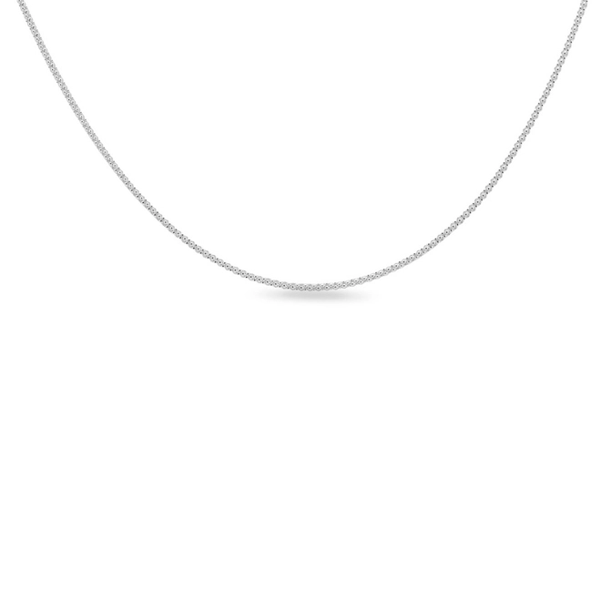 Corrente de Prata Coreana Espelhada 60 cm