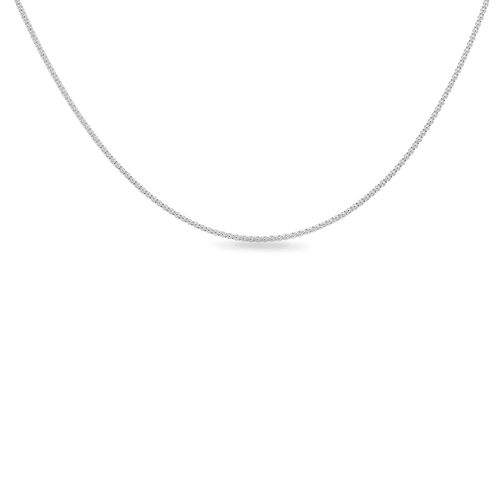 Corrente de Prata Coreana Espelhada 60 cm