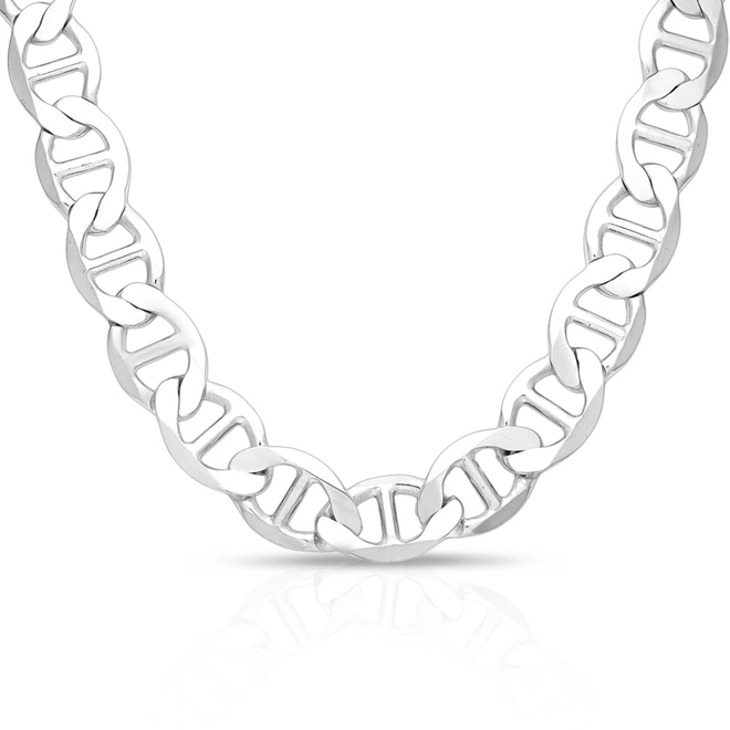 Corrente de Prata Linha Italiana Gucci 60 cm