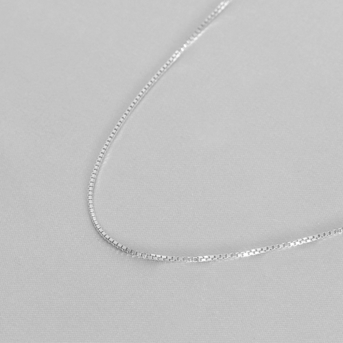 Corrente de Prata em Malha Veneziana 70 cm