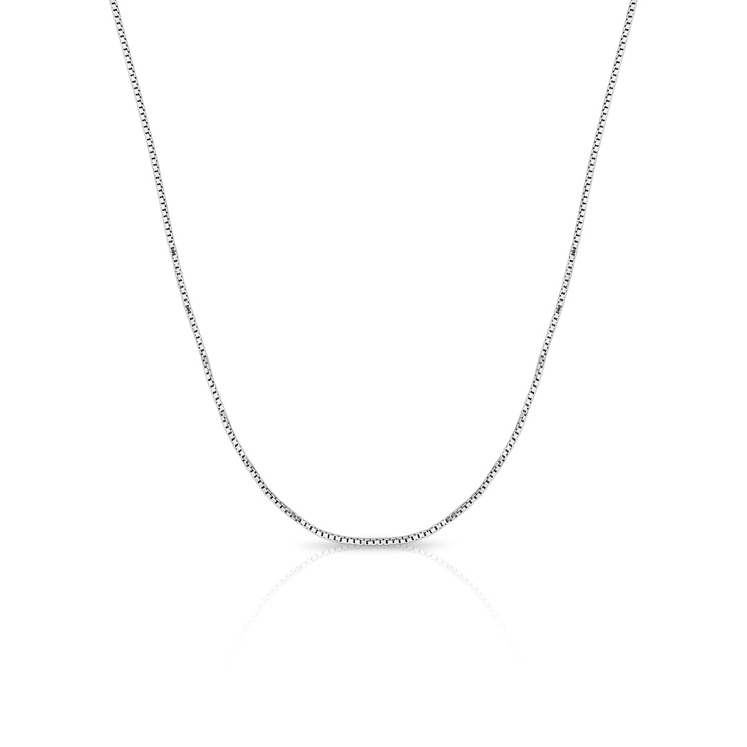 Corrente de Prata Feminina Veneziana 40 cm