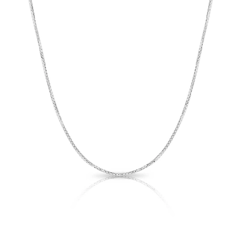 Corrente de Prata Malha Veneziana 40 cm