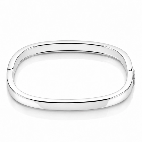 Bracelete Oco Quadrado e Espelhado