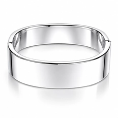 Bracelete Quadrado Largo e Espelhado