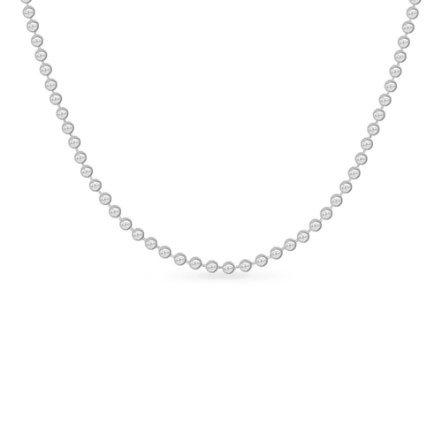 Choker de Prata Leve com Esferas Espelhadas