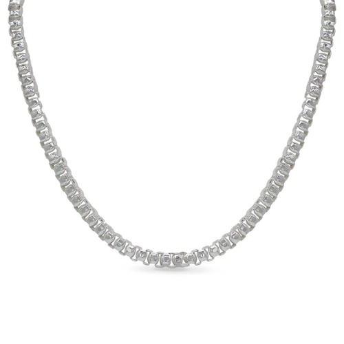 Choker de Prata Leve Oca Espelhada