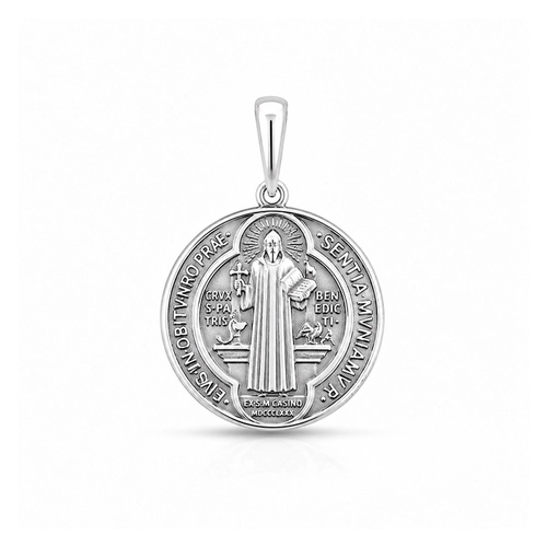Pingente Medalha São Bento Envelhecido