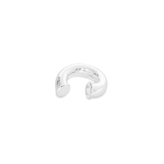 Brinco Ear Cuff de Prata Leve Argola Oca
