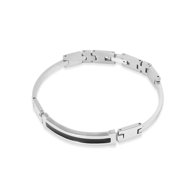 Pulseira Placa com Fibra de Carbono