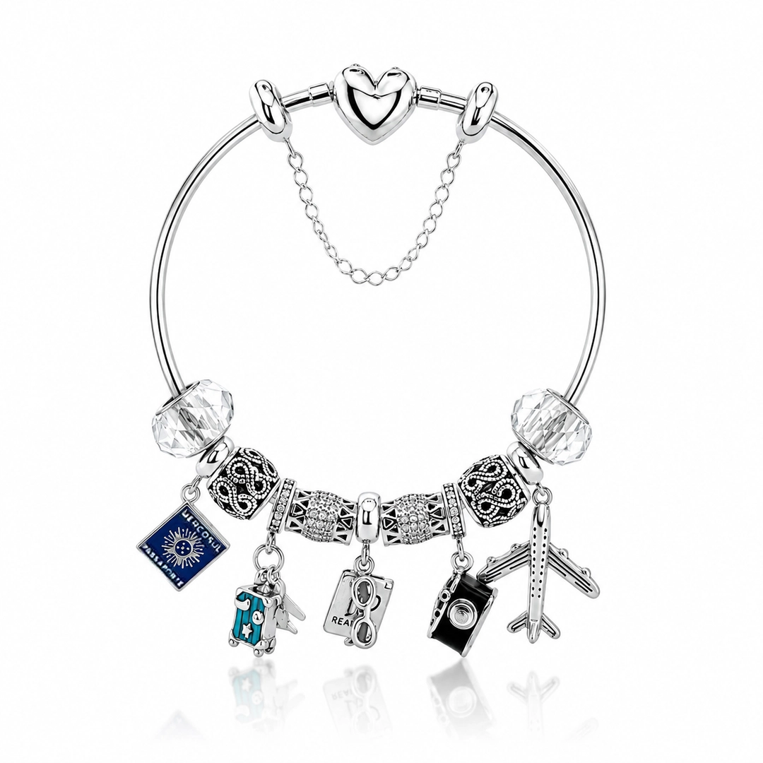 Pulseira Presents com Berloques de Viagem