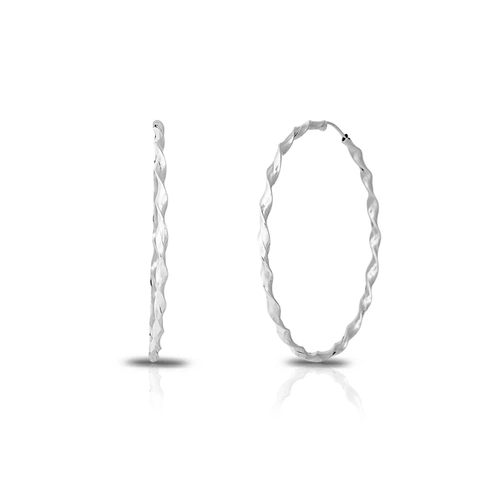 Brinco de Argola com Fio Torcido P