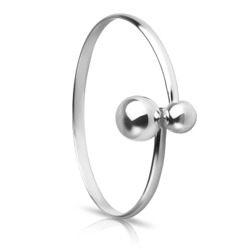 Bracelete com Duas Esferas Encaixadas