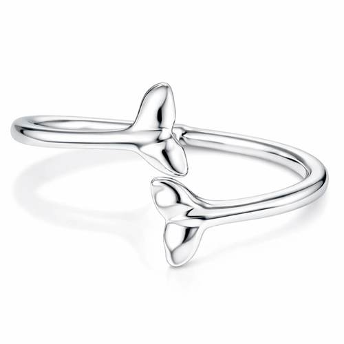 Bracelete Articulado com Cauda de Baleia Espelhada