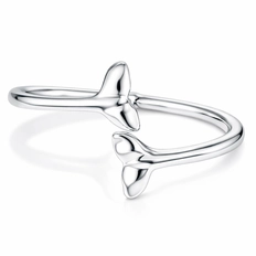 Bracelete Articulado com Cauda de Baleia Espelhada