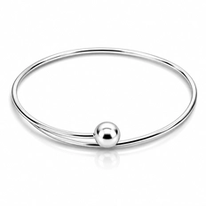 Bracelete Fio com Esfera Espelhada