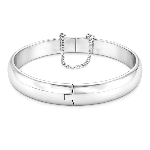 Bracelete Liso Espelhado com Trava