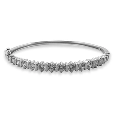 Bracelete Articulado com Zircônias Redondas