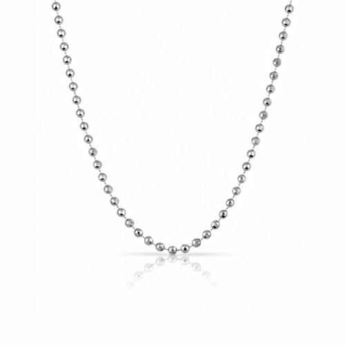 Corrente com Esferas Diamantadas 40 cm