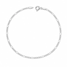 Pulseira em Malha Figaro Flat 21 cm
