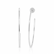 Brinco de Argola Espelhada Fio Quadrado GG
