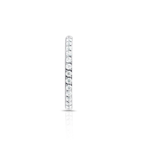 Piercing De Titanium Argola Com Zircônias Cristal