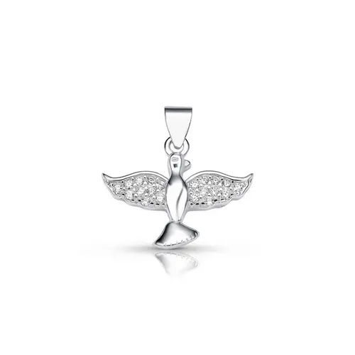 Pingente Espírito Santo com Zircônia Cristal