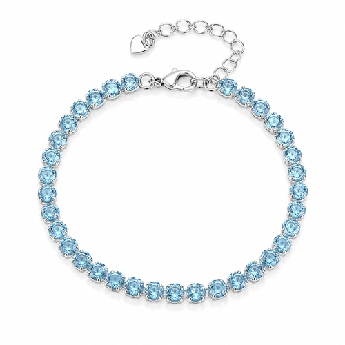Pulseira Riviera com Zircônia Topázio